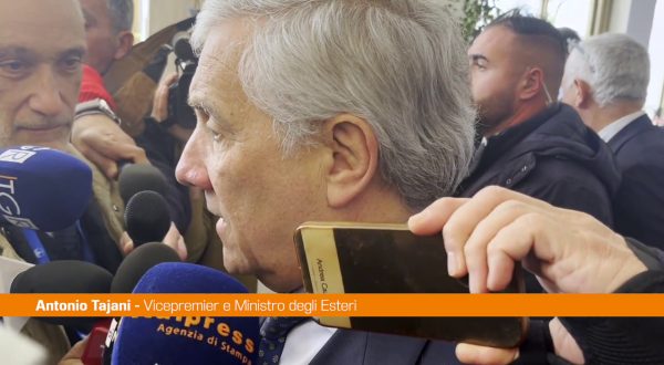 Medio Oriente, Tajani “Lavoriamo per la descalation”