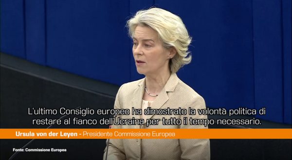 Von der Leyen “Sosterremo l’Ucraina per tutto il tempo necessario”