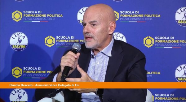 Descalzi “Per essere tranquilli serve progetto sicurezza energetica”