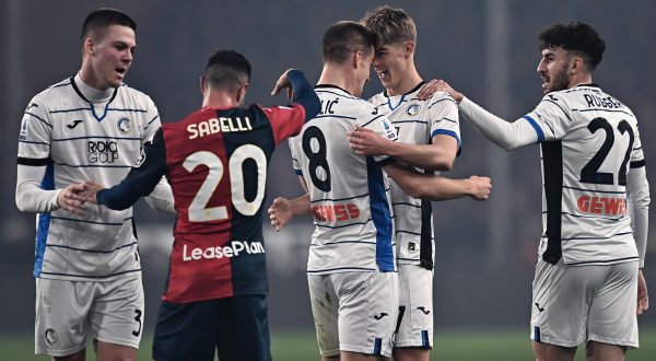 L’Atalanta vince al Ferraris, 4-1 al Genoa