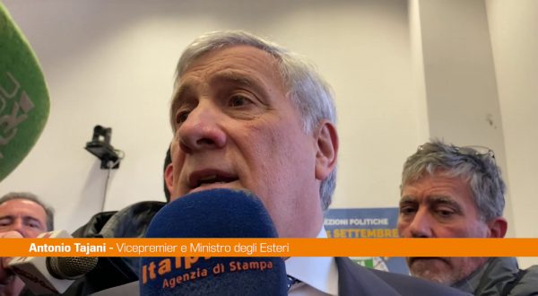 Tajani “Siamo amici di Israele e lavoriamo per la pace”