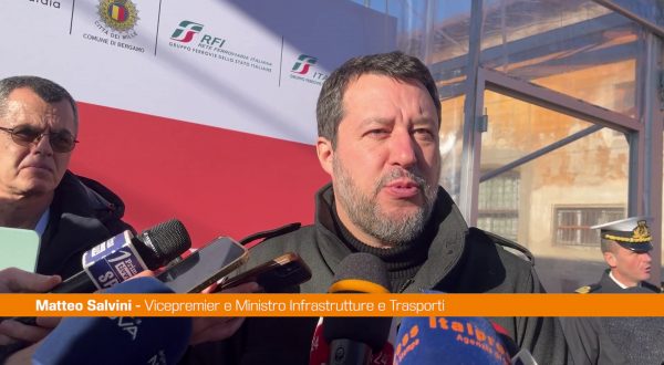 Salvini “Le infrastrutture sono la spina dorsale del Paese”