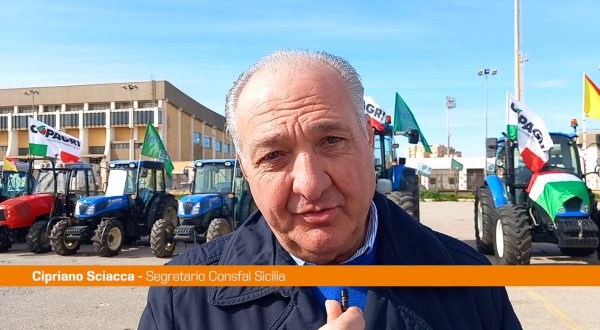 Sit-in di protesta degli agricoltori trapanesi a Marsala