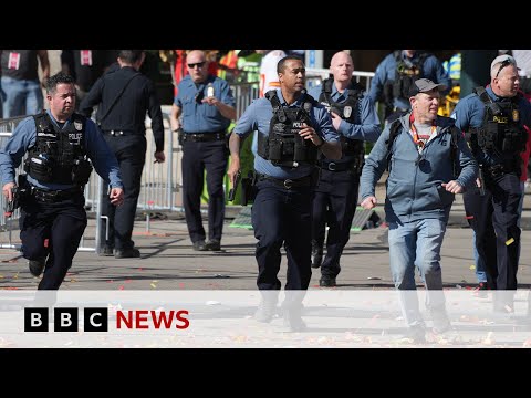 Kansas City Police confirm one dead after shooting near Super Bowl victory parade | BBC News