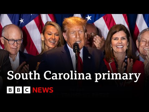 Donald Trump defeats Nikki Haley in South Carolina | BBC News