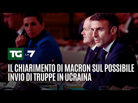 Il chiarimento di Macron sul possibile invio di truppe in #Ucraina