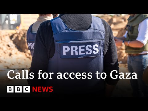 Journalists call for access to Gaza in open letter | BBC News