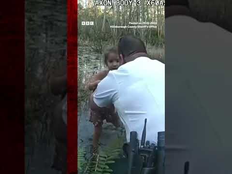 Missing five-year-old, who is autistic, found in Florida swamp. #Florida #Shorts #BBCNews