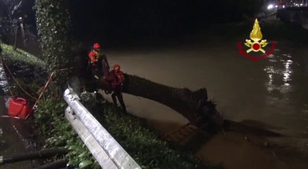 Oltre 60 interventi dei vigili del fuoco per il maltempo in Veneto