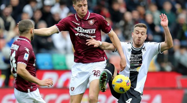 Kamara risponde a Tchaouna, Udinese-Salernitana 1-1