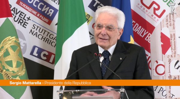 Mattarella “Estinguere i fuochi di guerra in Europa”