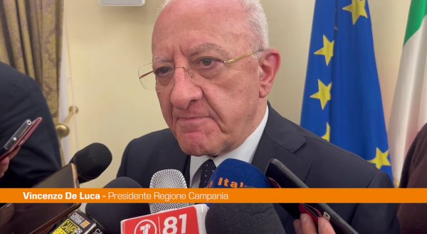 De Luca “Da Governo neanche un euro per edilizia ospedaliera campana”