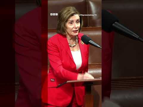 “A winner. A winner.” #NancyPelosi #TikTok #Shorts #BBCNews