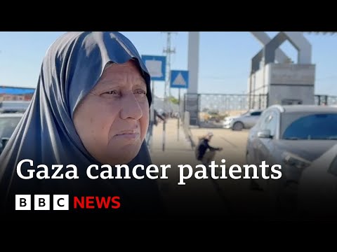 Cancer patients stopped from leaving Gaza for treatment | BBC News