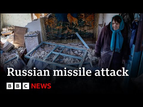 Russian missile attack targets Kyiv, Ukraine officials say | BBC News