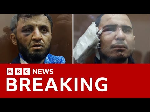 Moscow terror attack – injured suspects appear in court accused of killing 137 people | BBC News