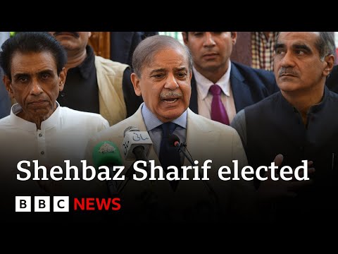 Pakistan’s parliament elects Shehbaz Sharif for second term as prime minister | BBC News