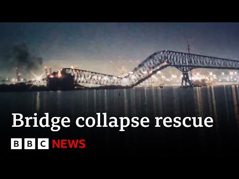 Baltimore bridge collapse triggers major rescue operation | BBC News