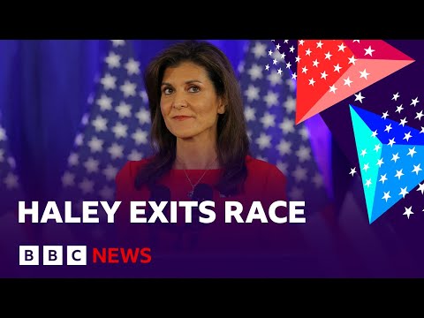 Trump must earn our votes, says Nikki Haley as she quits US presidential race | BBC News