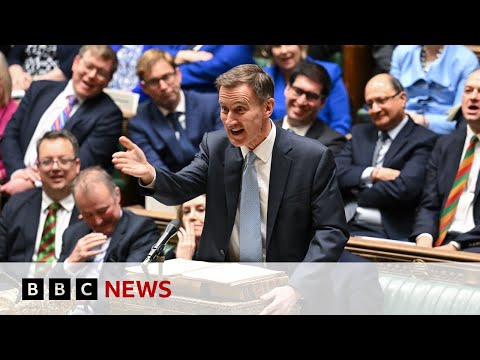 Budget: Jeremy Hunt cuts UK National Insurance and extends child benefit | BBC News