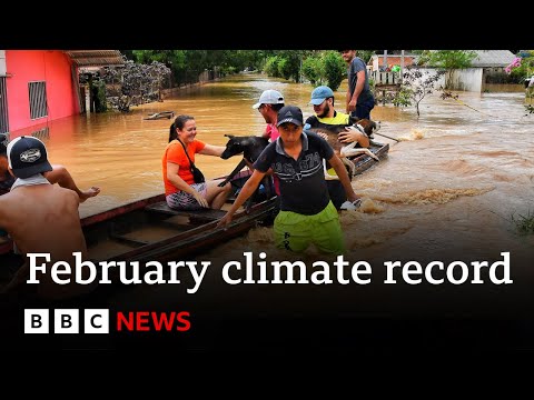 Earth records warmest February in modern times, EU’s climate service says | BBC News