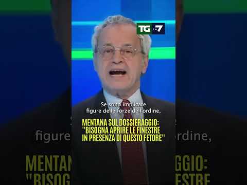 #Mentana sul #dossieraggio: “Bisogna aprire le finestre in presenza di questo fetore”