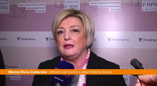 Calderone “Il futuro del lavoro passa dalla formazione”