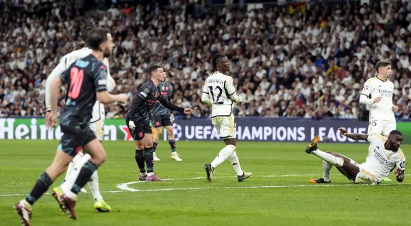 Gol e spettacolo al Bernabeu, Real Madrid-ManCity 3-3