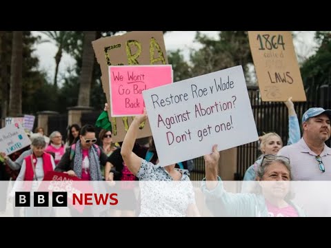 Arizona Supreme Court reinstates near-total abortion ban from 1864 | BBC News