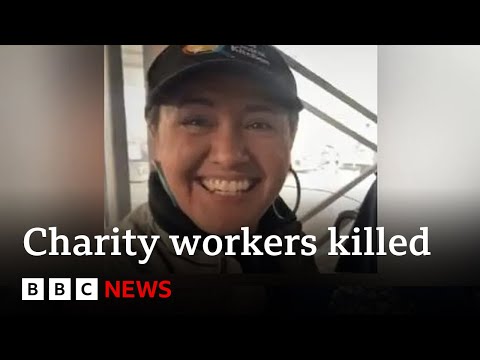 Charity suspends Gaza aid work after staff killed in Israeli strike | BBC News