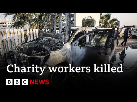 US ‘outraged’ by Israeli strike on World Central Kitchen’s Gaza aid convoy | BBC News