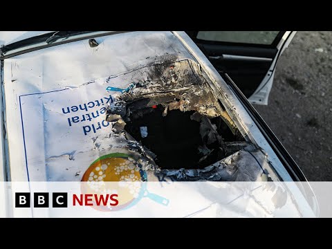 Israel minister denies Gaza aid convoy air strike was deliberate | BBC News