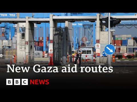 Israel says it will open new aid routes into Gaza after Joe Biden call | BBC News