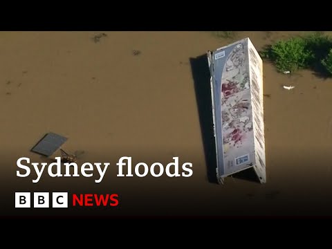 More than 150 rescued after floods in Sydney, Australia | BBC News