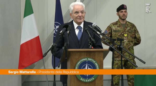 Nato, Mattarella “Missione su fronte Est per pace nella sicurezza”