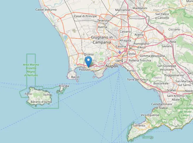 Sciame sismico nell’area dei Campi Flegrei, scossa maggiore di magnitudo 4.4