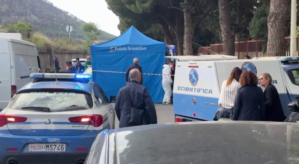 Palermo, omicidio imprenditore. La Polizia Scientifica al lavoro