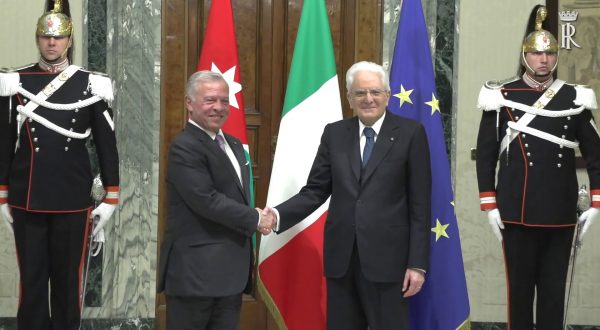 Mattarella incontra il re di Giordania Abdullah II