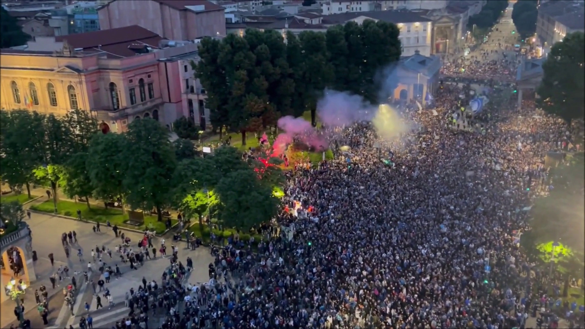 Festa grande a Bergamo per l’Europa League dell’Atalanta