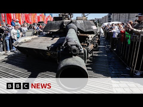 Russia shows off Western military hardware captured in war in Ukraine | BBC News