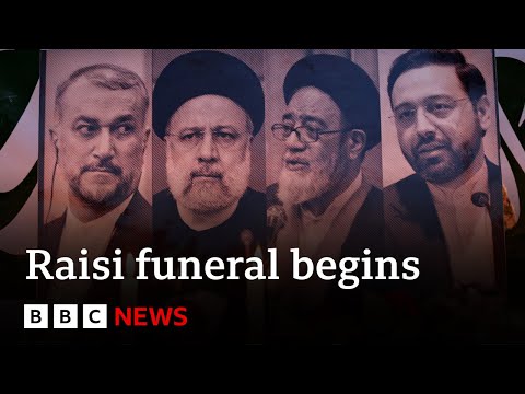 Iran begins funeral rites for President Ebrahim Raisi after crash | BBC News