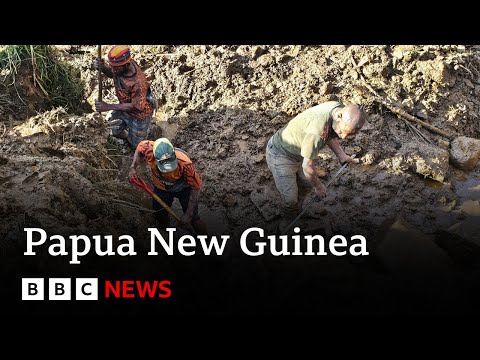 Papua New Guinea landslide threatens thousands more as hopes for survivors fade | BBC News