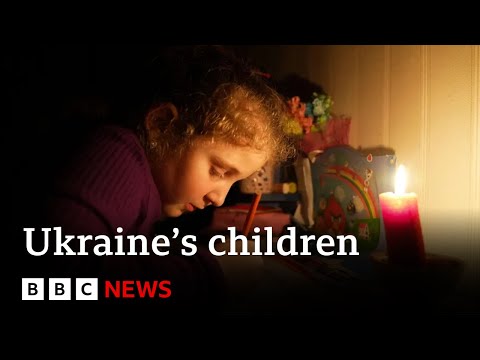 Ukraine’s children adapt to survive Russia’s invasion | BBC News