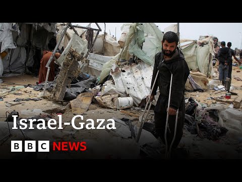 Israel denies deadly Rafah strike on displacement camp | BBC News