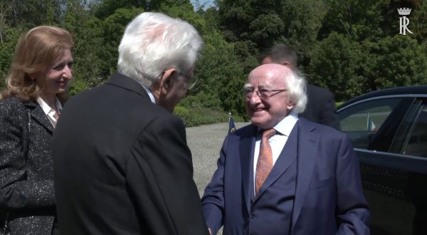 Irlanda, Mattarella e Higgins inaugurano Parco Italia