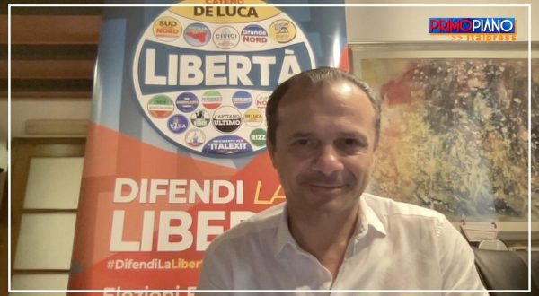 De Luca “Libertà unica lista non compromessa con il sistema”