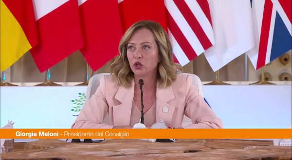 G7, Meloni “Non è una fortezza chiusa ma offerta di valori”