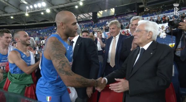 Altra serata magica per l’atletica sotto gli occhi di Mattarella