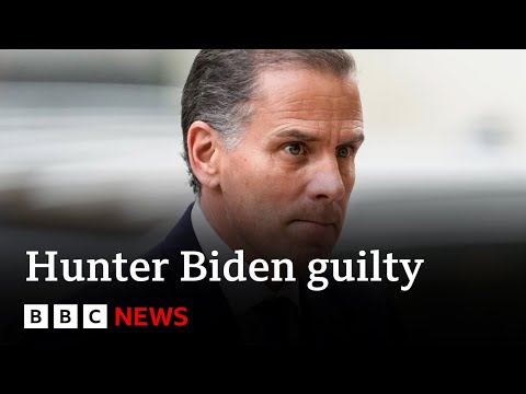 Hunter Biden guilty of all charges in gun trial | BBC News