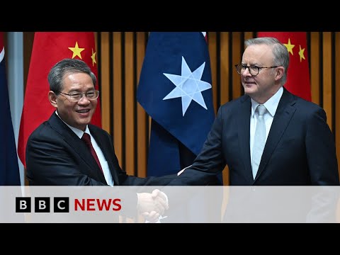 China’s Premier Li Qiang visits Australia’s PM Anthony Albanese | BBC News